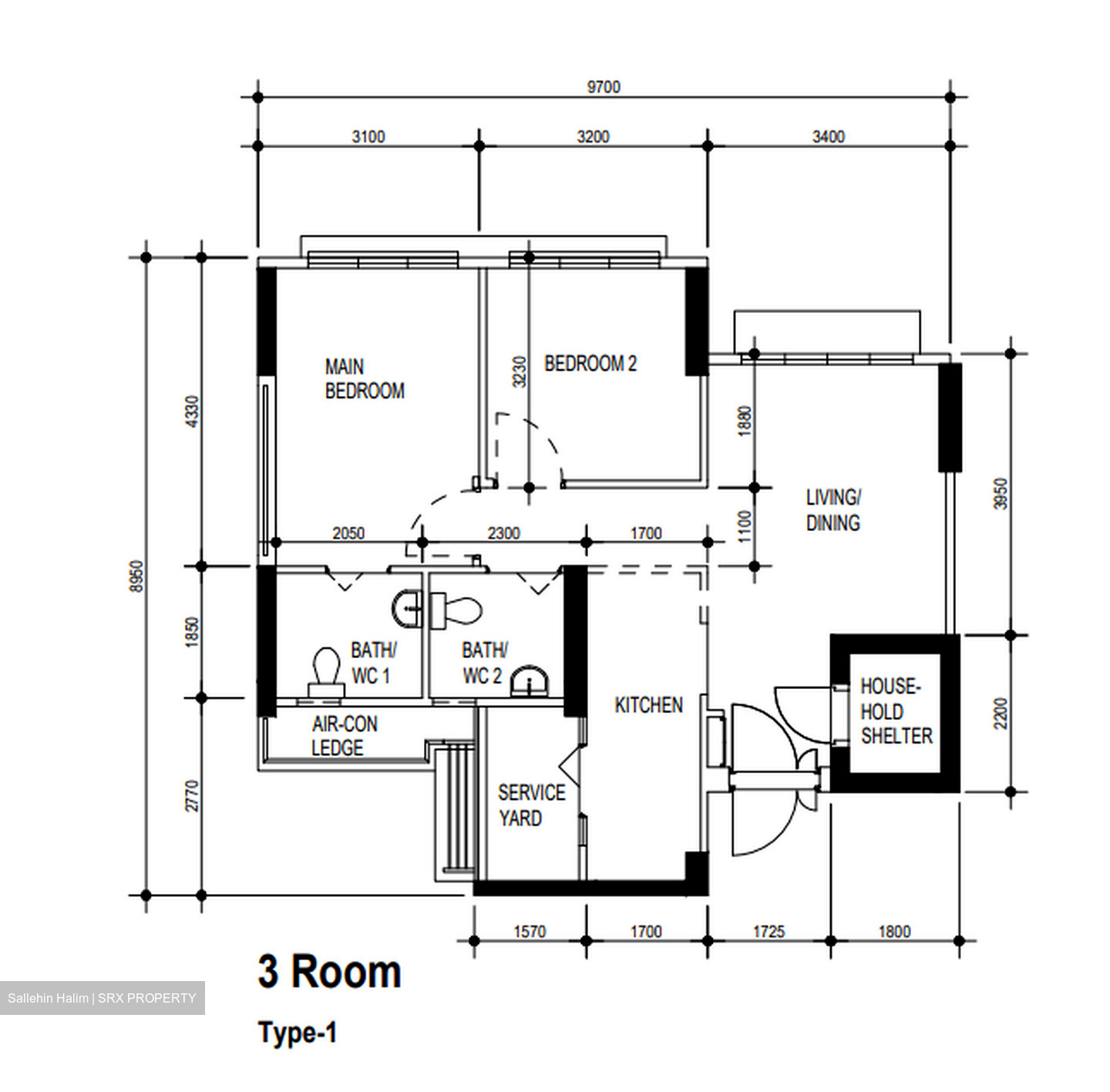 Blk 102B Eastcreek @ Canberra (Sembawang), HDB 3 Rooms #567231801